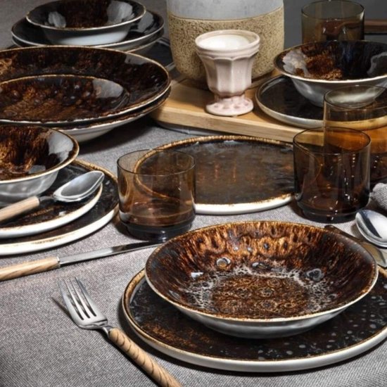CreaTable, 22407, Série Rusty, Sada nádobí, Kombinovaná služba 16 kusů