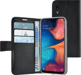 Etui portefeuille MH by Azuri -fermeture magnétique & 3 emplacements pour cartes-noir- Samsung A20e