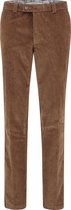 The English Hatter Herfst/Winter 2021 Corduroy Pantalon Brede Rib Mannen Bruin Katoen Maat: 56