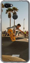 6F hoesje - geschikt voor Google Pixel 3a -  Transparant TPU Case - Let's Skate #ffffff