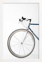 JUNIQE - Poster in houten lijst Ride my Bike -30x45 /Grijs & Wit