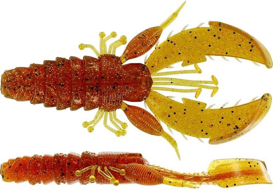 6 Leurres Westin Crecraw Slim Creaturebait - 5,5 Cm - Dark Water Mix - Flottants