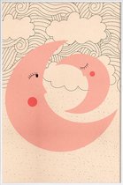 JUNIQE - Poster in kunststof lijst Sweet Dreams -60x90 /Roze
