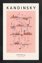 JUNIQE - Poster met houten lijst Kandinsky - Untitled -30x45 /Ivoor &