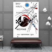 Antique Advertising Prints Bauhaus Poster 2 - 10x15cm Canvas - Multi-color