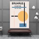 Bauhaus 1923 Exhibition Wall Art Poster 2 - 13x18cm Canvas - Multi-color