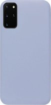 ADEL Premium Siliconen Back Cover Softcase Hoesje Geschikt voor Samsung Galaxy S20 Plus - Lavendel Grijs