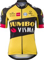 AGU Replica Fietsshirt Team Jumbo Visma Dames - Geel - L