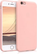 kwmobile telefoonhoesje geschikt voor Apple iPhone 6 / 6S - Hoesje voor smartphone - Back cover in mat roségoud