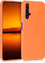 kwmobile telefoonhoesje voor Huawei Nova 5T - Hoesje voor smartphone - Back cover in Cosmic Orange