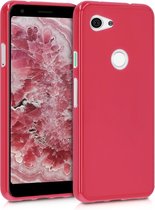 kwmobile telefoonhoesje voor Google Pixel 3a - Hoesje voor smartphone - Back cover in mat roze