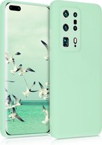 kwmobile telefoonhoesje voor Huawei P40 Pro Plus - Hoesje voor smartphone - Back cover in mat mintgroen