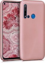 kwmobile telefoonhoesje voor Huawei P20 Lite (2019) - Hoesje voor smartphone - Back cover in metallic roségoud