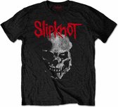 Slipknot Heren Tshirt -2XL- Gray Chapter Skull Zwart