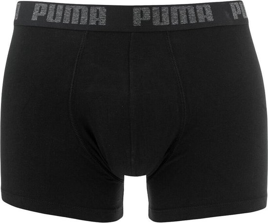 Lot de 6 Boxer Puma Basic pour hommes - Zwart - Taille M