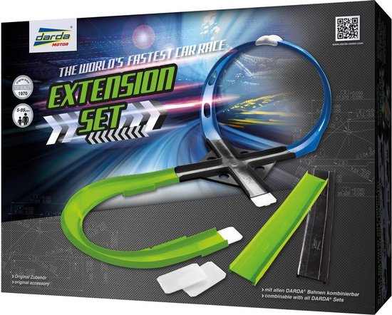 Darda Lanceerbaanset Extension Junior 200 Cm 14-delig