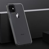 Schokbestendige, matte pc + TPU transparante beschermhoes voor iPhone 11 (zwart)