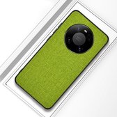 Voor Huawei Mate 40 Pro + schokbestendige stoffen textuur PC + TPU beschermhoes (groen)