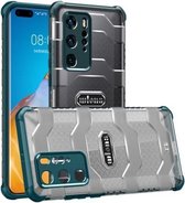 Voor Huawei P40 Pro wlons Explorer Series PC + TPU beschermhoes (donkergroen)