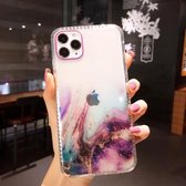 IMD Dreamy Watercolor Pattern Shockproof TPU beschermhoes voor iPhone 11 Pro Max (C3)