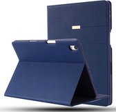 Voor iPad Pro 11 inch GEBEI PU + TPU horizontale flip beschermhoes met houder en kaartsleuven (blauw)
