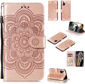 Voor Huawei Honor 30S Mandala Embossing Patroon Horizontale Flip PU Leather Case met Houder & Kaartsleuven & Walle & Lanyard (Roze)