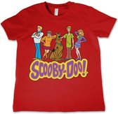 ScoobyDoo Kinder Tshirt -S- Team Rood