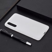 Voor Xiaomi Mi 9 Candy Color TPU Case (wit)