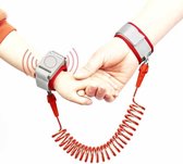 Happywalk Kids Safety Anti Lost Wrist Link Trekkabel met inductieslot, lengte: 2m (rood)