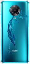 Voor Xiaomi Redmi K30 Pro schokbestendig geverfd transparant TPU beschermhoes (veer)