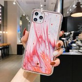 IMD aquarel weergavepatroon schokbestendig TPU beschermhoes voor iPhone 11 (A8)