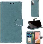 Voor Samsung Galaxy A72 5G Retro Frosted Horizontale Flip PU lederen tas met houder & kaartsleuven & portemonnee & fotolijst (blauw)