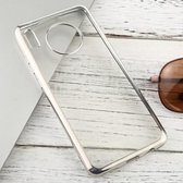 Voor Huawei Mate 30 transparante TPU anti-drop en waterdichte mobiele telefoon beschermhoes (zilver)