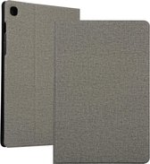 Voor Galaxy S6 Lite P610 Universal Voltage Craft Cloth TPU beschermhoes met houder (grijs)