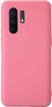 Voor Vivo X30 schokbestendig mat TPU beschermhoes (roze)