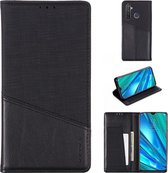 Voor OPPO Realme 5 Pro MUXMA MX109 horizontale flip lederen tas met houder en kaartsleuf en portemonnee (zwart)