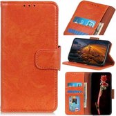 Voor Nokia 2.4 Nappa Texture Horizontale Flip Leren Case met Houder & Kaartsleuven & Portemonnee (Oranje)