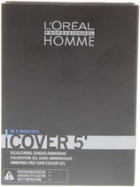 Loreal Professionnel - Homme Cover 5 Gel Hair Color For Men 3 x 7 střední blond -