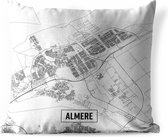 Buitenkussens - Tuin - Stadskaart Almere - 60x60 cm