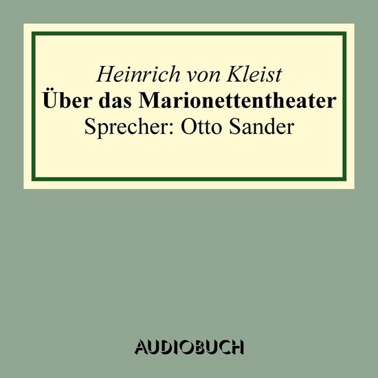 Über das Marionettentheater - cover