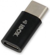 iBox IAMCS2, USB C, Micro-USB, Zwart