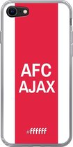 6F hoesje - geschikt voor iPhone 8 - Transparant TPU Case - AFC Ajax - met opdruk #ffffff