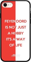 6F hoesje - geschikt voor iPhone 7 -  TPU Case - Feyenoord - Way of life #ffffff