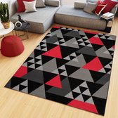 Tapiso Maya Vloerkleed Grijs Woonkamer Modern Tapijt Maat- 220x300