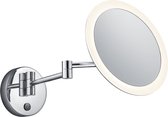 LED Make-up Spiegel - Scheerspiegel - Trion Vistas - Rond - 3x Vergroting - Aan/Uit Schakelaar - 3W - Warm Wit 3000K