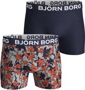 Björn Borg - Heren Onderbroeken 2-Pack Boxers Vintage Flower - Multi - Maat S