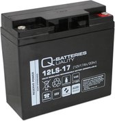 Q-Batteries 12LS-17 12V 17 Ah Lood Vlies Batterij/AGM VRLA Met VdS 4250889610319