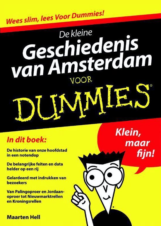 Cover van het boek 'De kleine Geschiedenis van Amsterdam voor Dummies'