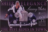 Metalen plaatje - Luxury Autos - Sheer Elegance