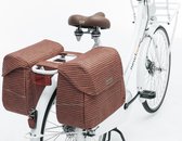 dubbele fietstas Joli Nomi 37 liter polyester rood